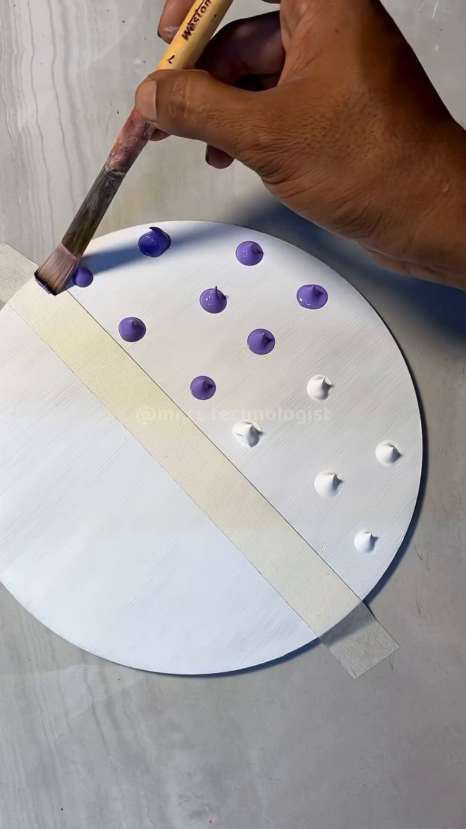 Satisfying acrylic painting i love it