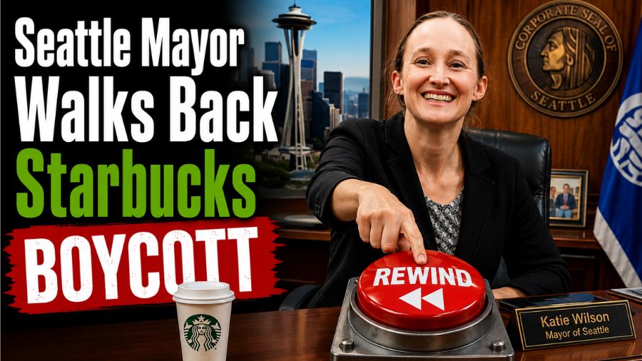 Seattle's mayor picketed Starbucks and told businesses to leave. Now she's telling the New York Times she was wrong. Meanwhile, Nashville is getting 2,000 Starbucks corporate jobs — and former CEO Howard Schultz is naming her by name in the Wall Street Journal.