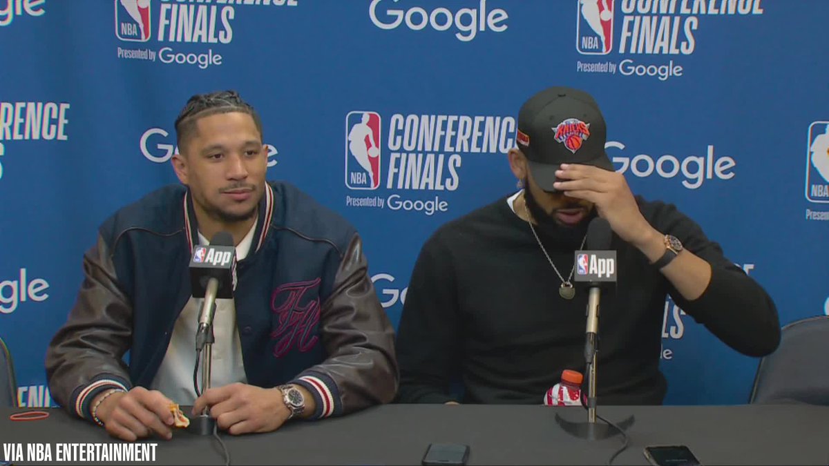 "I'm never a huge analytics guy. At a certain point, they're a lamppost to a drunk person. You can lean on them, but it won't get you home." 😂 - Josh Hart