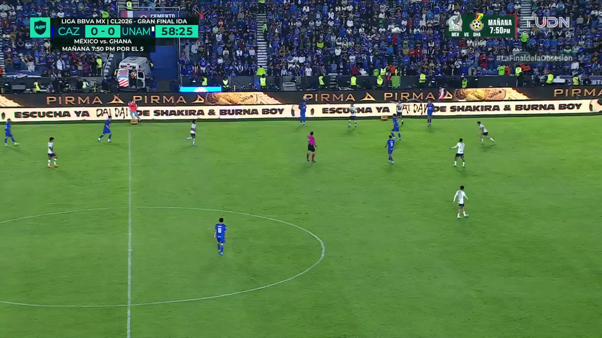 ¡Antuna tuvo el primero para Pumas! #Junt8sPorLaHistoria Min. 66: 🚂 Cruz Azul 0- 0 Pumas🐾 Sigue el minuto a minuto de la final del Clausura 2026 en el siguiente link