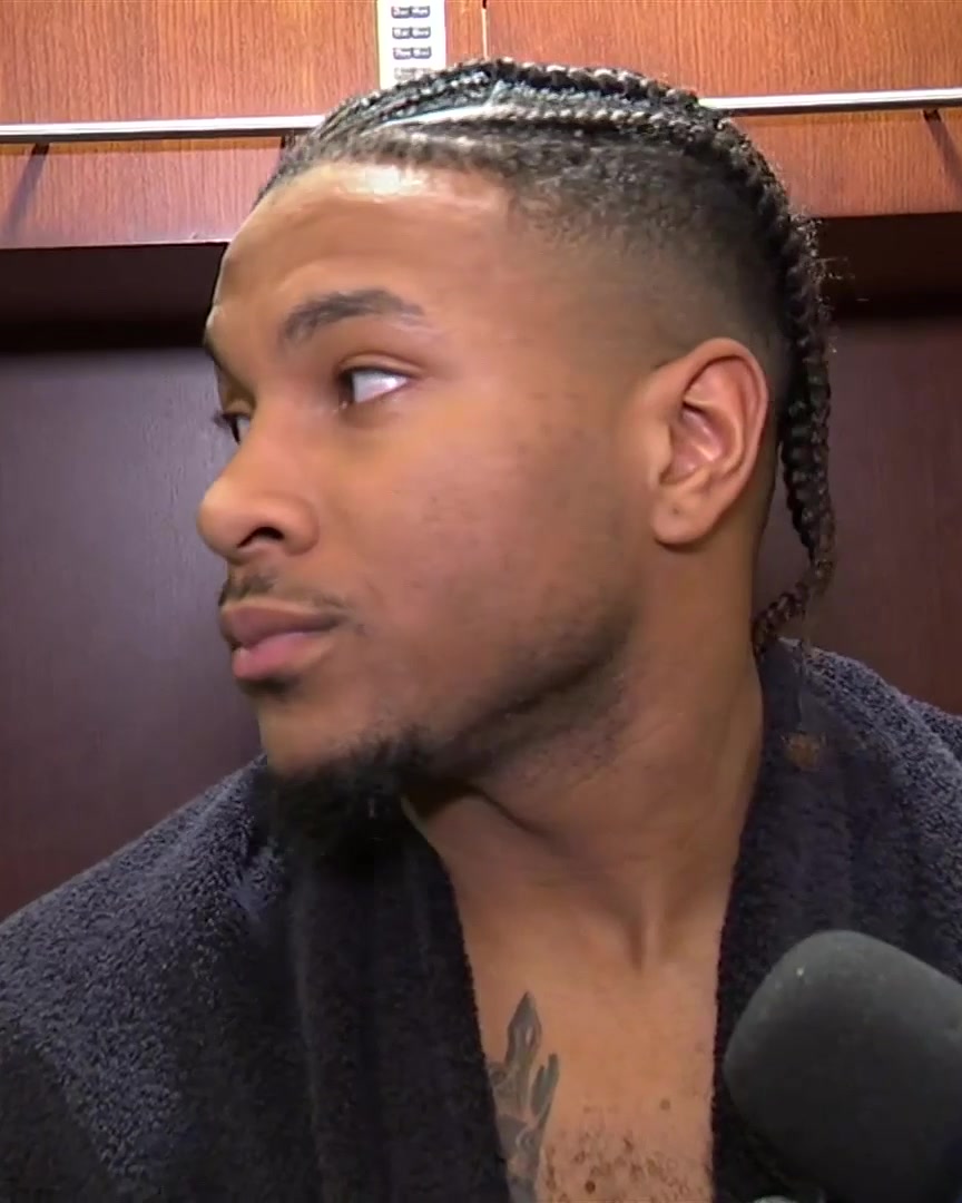 Deuce McBride on Josh Hart in Game 2 vs. Game 1 "When anybody is committed to the Lord, committed to his religion, I feel like you move differently. You have a different spirit about him. I think he carries it onto the court"