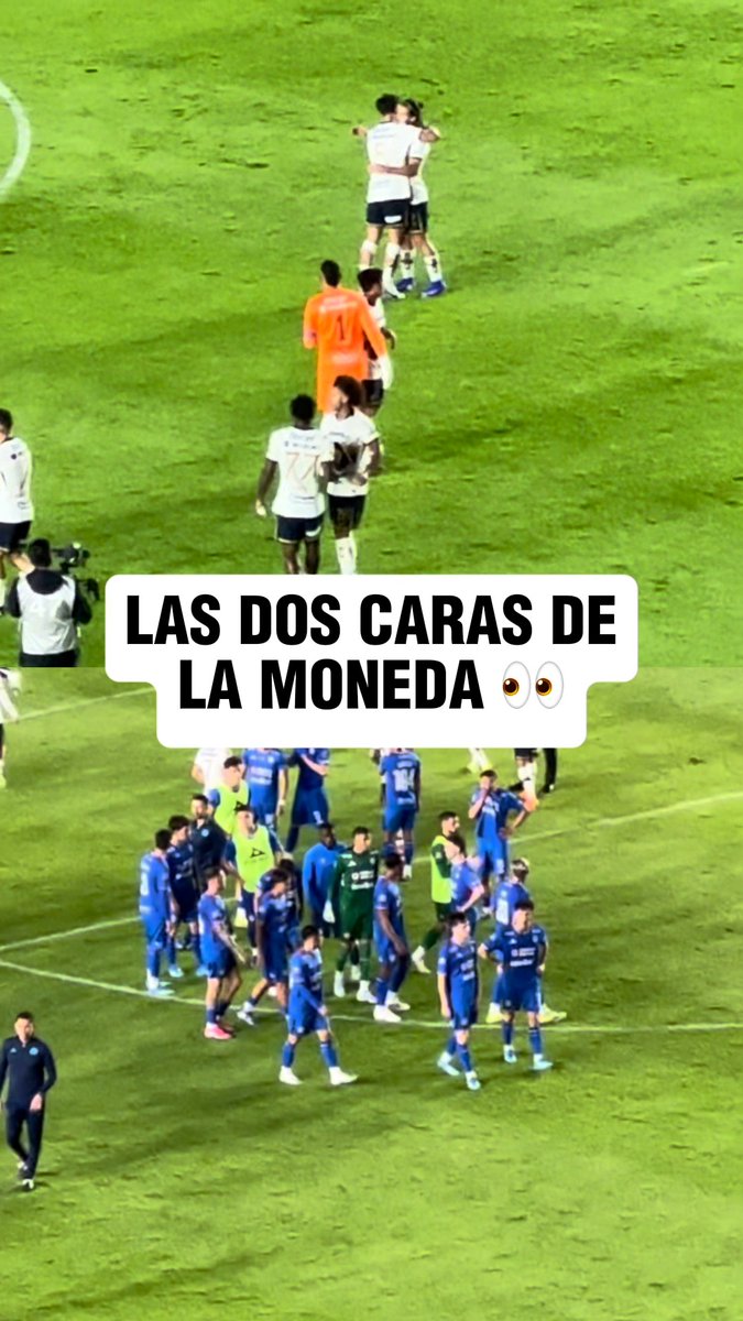 UNOS FELICES Y OTROS NO TANTO 😬 😳 Así fue la reacción de Pumas y Cruz Azul, tras el empate a ceros en la Final de Ida