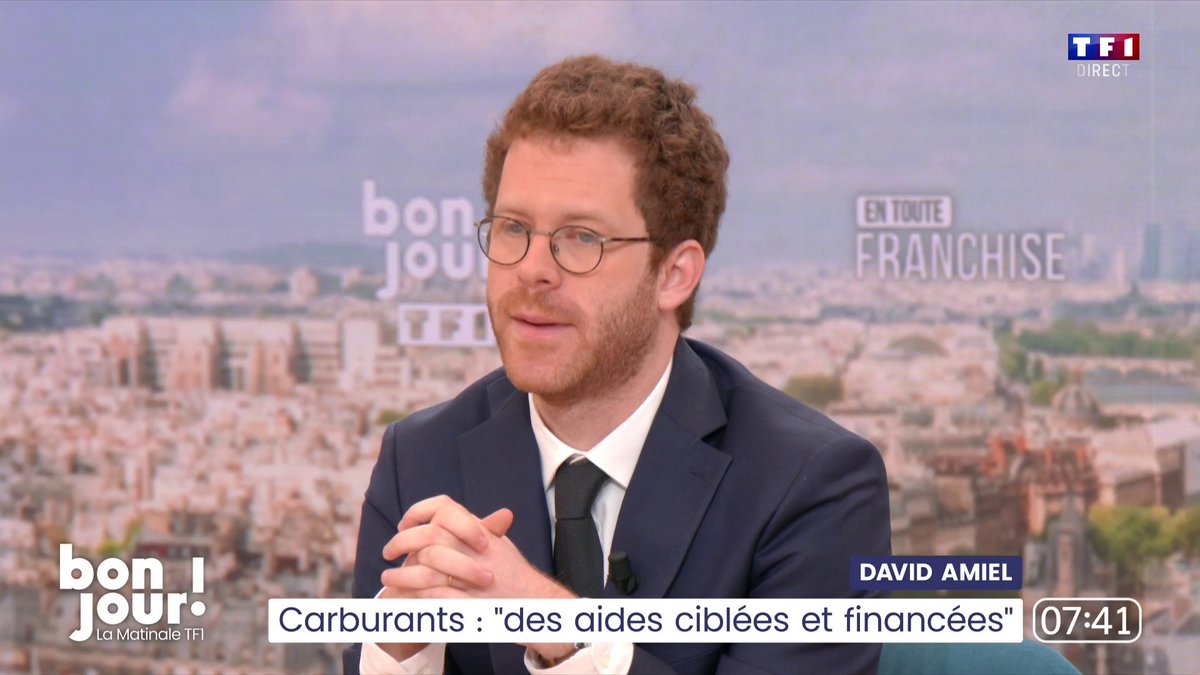 🔴⚡️ Le ministre des Comptes publics David Amiel confirme sur TF1 le gel des allègements de charges malgré la hausse du Smic 📺 Adrien Gindre #BonjourLaMatinaleTF1