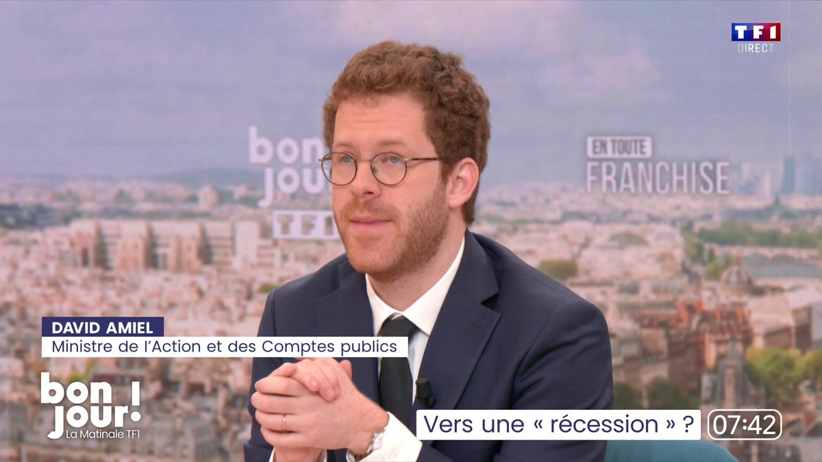 🇫🇷 Présidentielle 2027 : "Gabriel Attal est le candidat naturel de Renaissance. Le vote barrage ne suffira pas, il faut construire un projet de large rassemblement", affirme David Amiel. 📺 Adrien Gindre #BonjourLaMatinaleTF1