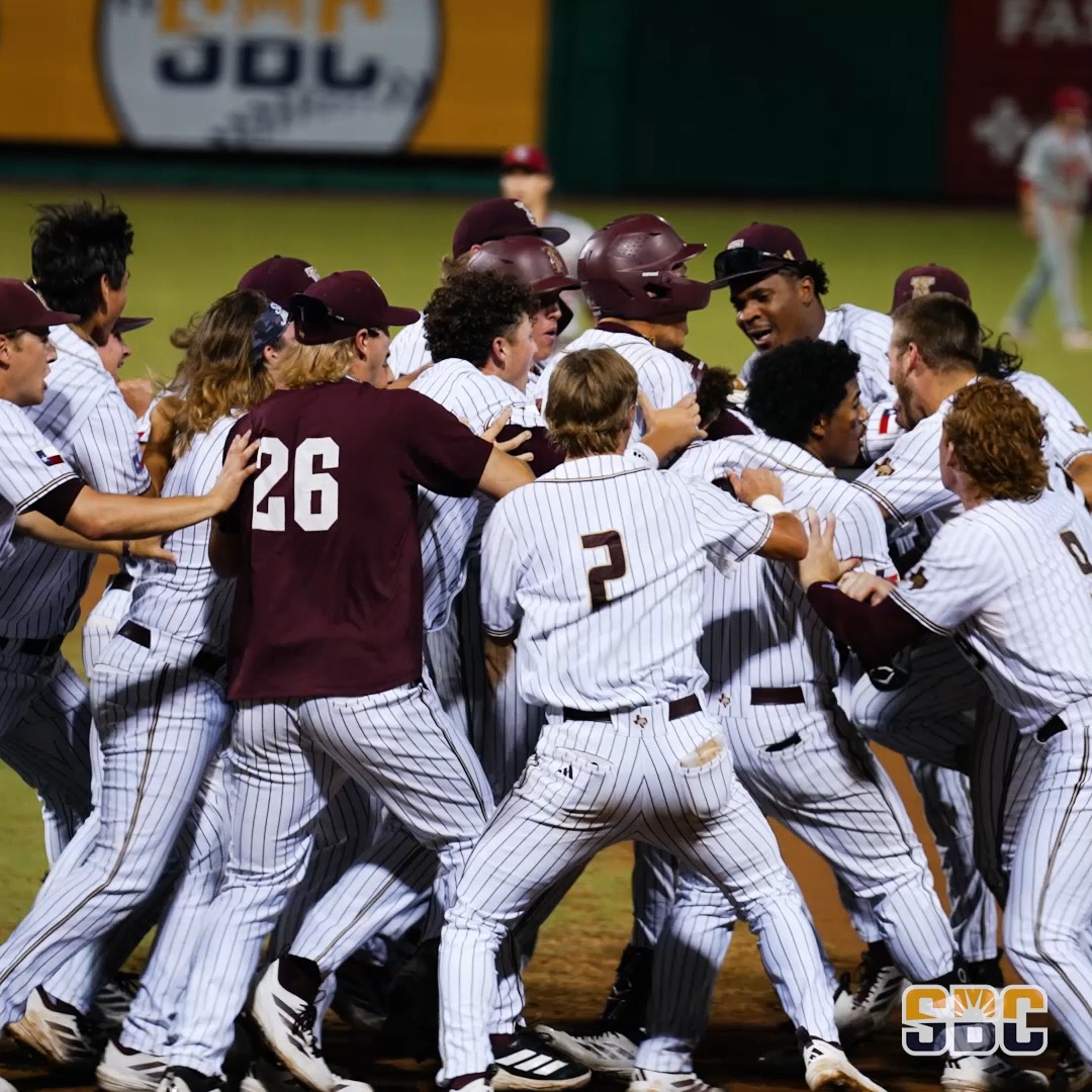 𝗪𝗔𝗟𝗞𝗘𝗗 𝗜𝗧 𝗢𝗙𝗙. Texas State Baseball found a way to stay unbeaten at the #SunBeltBSB Championship presented by Troy University. ☀️⚾️