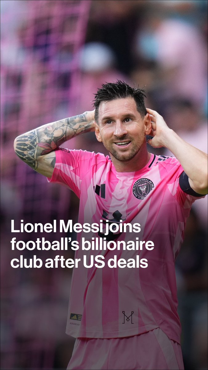 Lionel Messi has joined Cristiano Ronaldo in football's billionaire club — and he did it without a big money Saudi contract. Rodrigo Orihuela breaks down how he got there