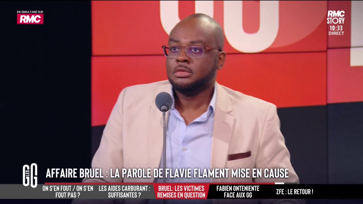 ❌ Affaire Bruel : la parole de Flavie Flament mise en cause… Scandaleux ? 🗣️ Abel Boyi : "Un homme qui dit 'elle ment', on dit qu'il a raison, c'est à la femme de prouver. 30 femmes qui disent 'il ment', on demande aux 30 de montrer les preuves." #GGRMC