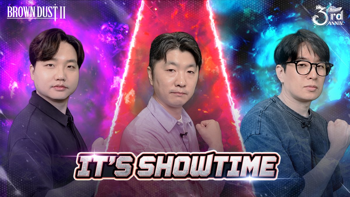📢 3rd Anniversary Glupy Special Live It’s showtime! BrownDust2’s 3rd Anniversary Live is here! What amazing surprises have the devs prepared? You won’t want to miss it—stay tuned! Don’t forget to subscribe🔔 and turn on notifications❗to be the first to know when we go live!
