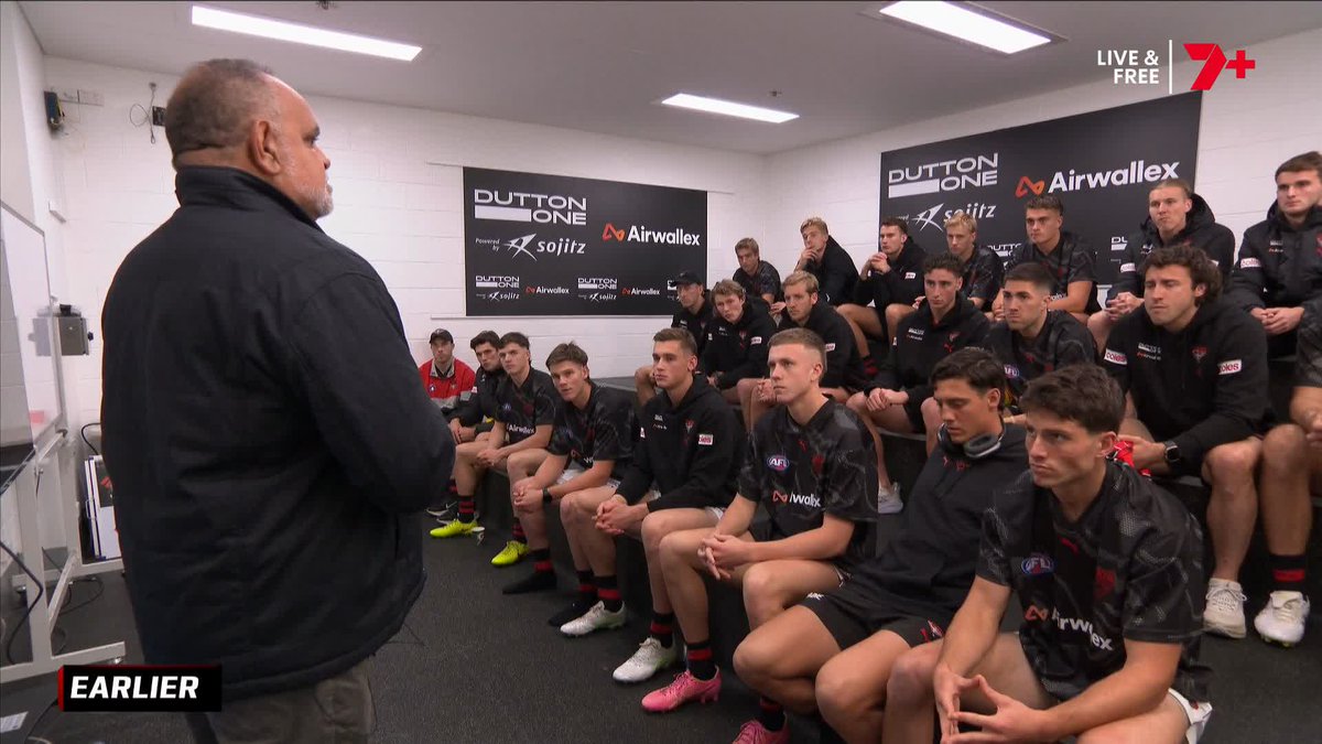 This is a must watch. The great Michael Long's emotional, spine-tingling pre-Dreamtime address to the Essendon players 😤