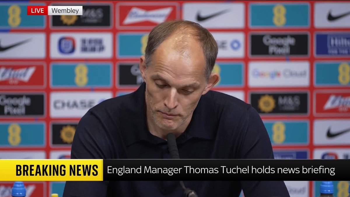 England manager Thomas Tuchel: 'I can assure every fan in the country that we have 100% committed players in camp with us who are ready to buy in to their role and ready and committed to the idea of team spirit and being unselfish'