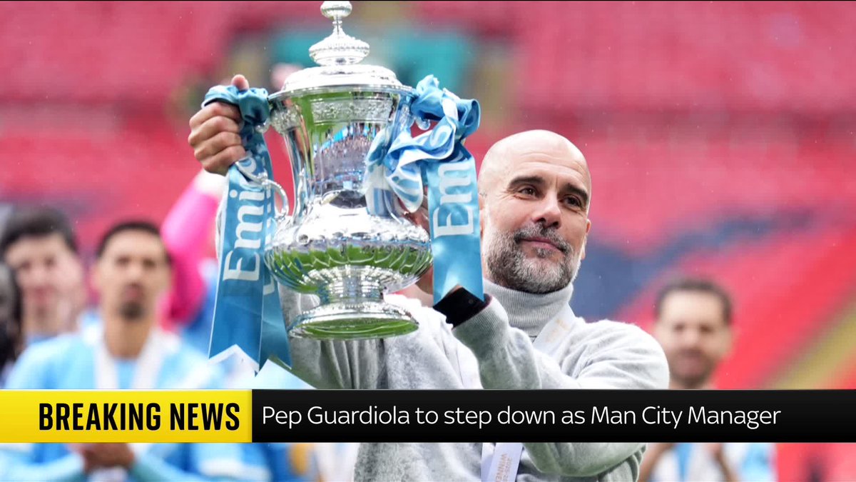 BREAKING: Pep Guardiola will leave Manchester City, the Premier League club have announced. Latest: 📺 Sky 501, Virgin 602, Freeview 233