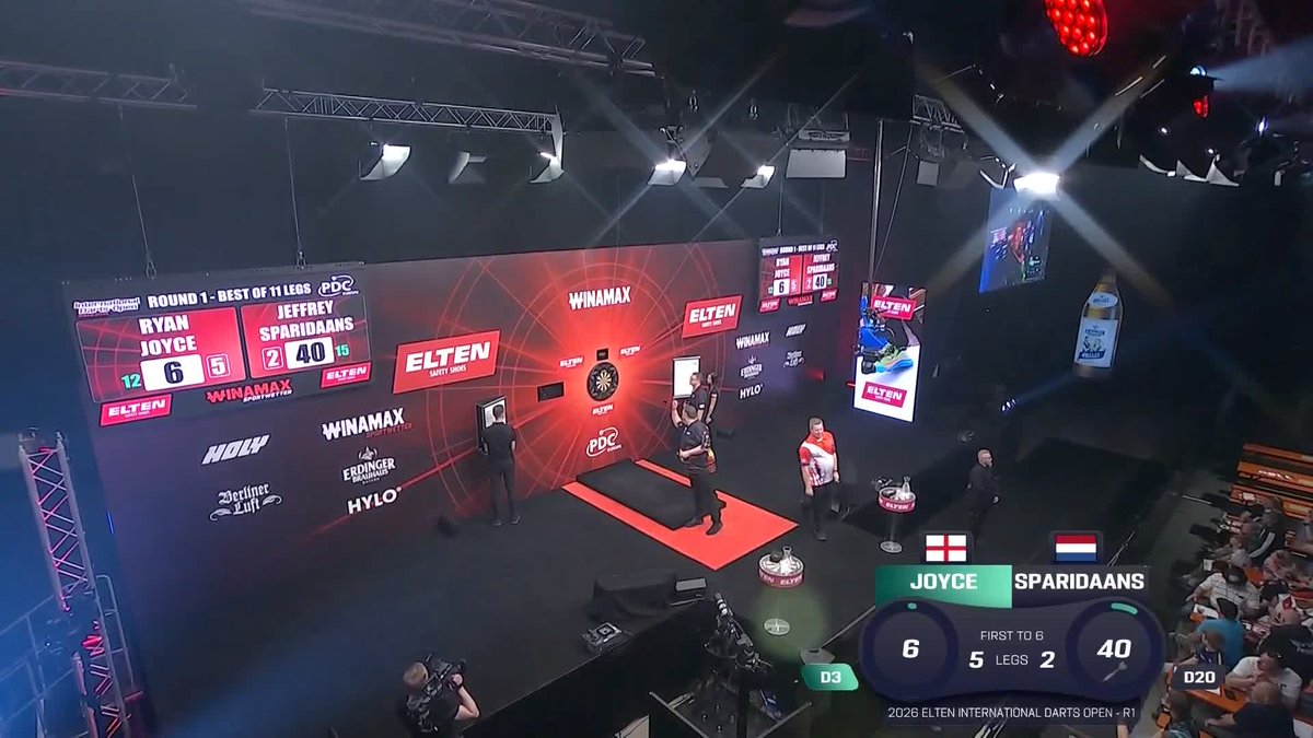 JOYCE UP AND RUNNING! Ryan Joyce delivers a subtly strong performance, defeating Jeffrey Sparidaans 6-2 to kick off proceedings in Riesa! 📺 #ET7