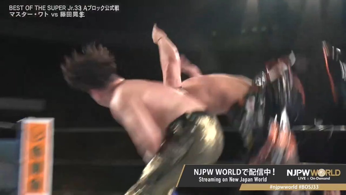 .Master Wato（池田市スポーツ親善大使） "Lariat" From the profile URL #njpwworld #BOSJ33