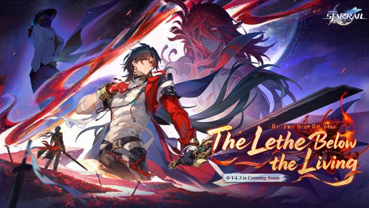 "🎁Event With Rewards" Version 4.3 Trailer: "The Lethe Below the Living" | Honkai: Star Rail 📺: A passerby seeking a final resting place, a traveler bearing admonitions... ※ This video contains content in development. Please refer to the official launch version for final content. English Voice: Ryusuke — Frank Todaro Male Trailblazer — Shaun Mendum Silver Wolf — Melissa Fahn Blade — Daman Mills Pearl — Cat Protano Ruan Mei — Emi Lo Asat Pramad — Joe Hernandez Follow this account and share this post to participate in the event 20 lucky winners will be randomly selected to receive gift cards worth approximately 25 USD. Deadline: 2026/5/29 23:59 (UTC+8) Download the Game ▼ View Detailed Event Rules: #HonkaiStarRail #StarRail