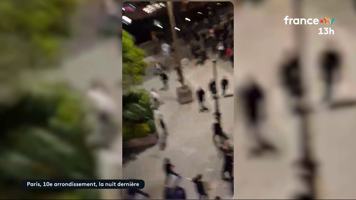 "J'ai vu une meute arriver, ils insultaient tout le monde, 'On va vous tuer'..." Elle témoigne de la rixe menée par des supporters de l'OGC Nice #JT13h