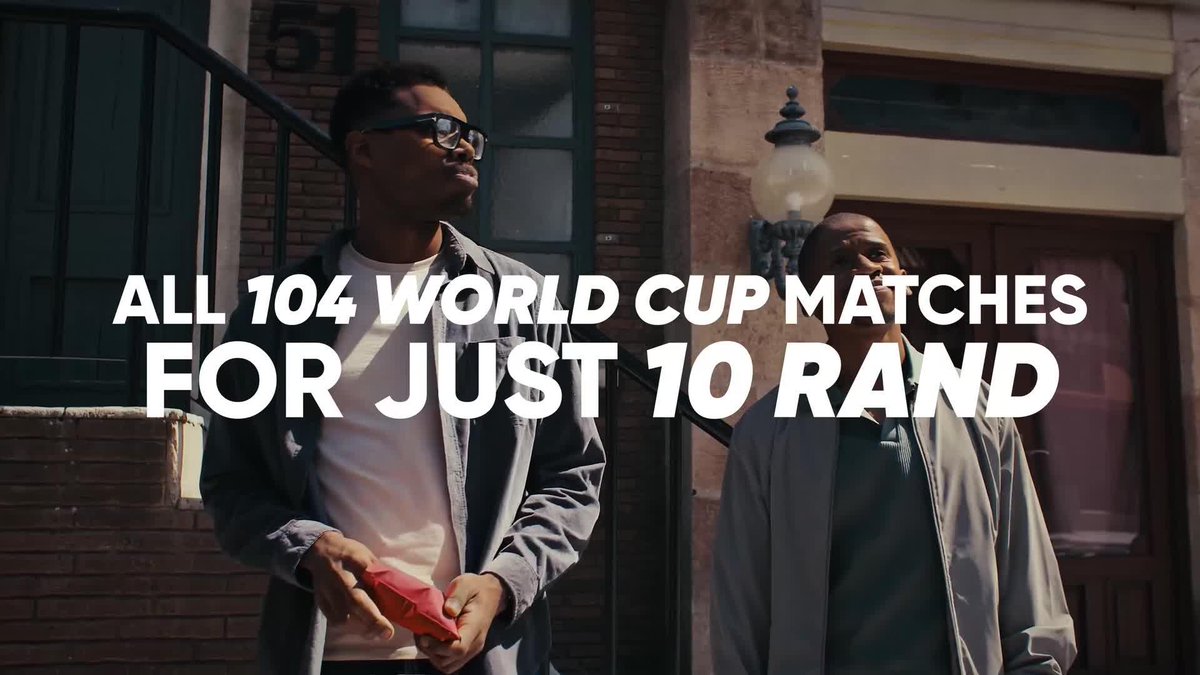 At this point, not watching the World Cup is a choice. ⚽️ All 104 FIFA World Cup 2026™ matches for R10. Only in South Africa 🇿🇦 Only on SportyTV. #SportyForEverybody #TheR10WorldCup
