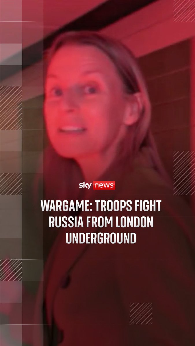 Sky's Deborah Haynes goes inside a British Army wargame beneath the streets of London, where British soldiers are fighting a Russian invasion from a platform on the London Underground. Read the full report: