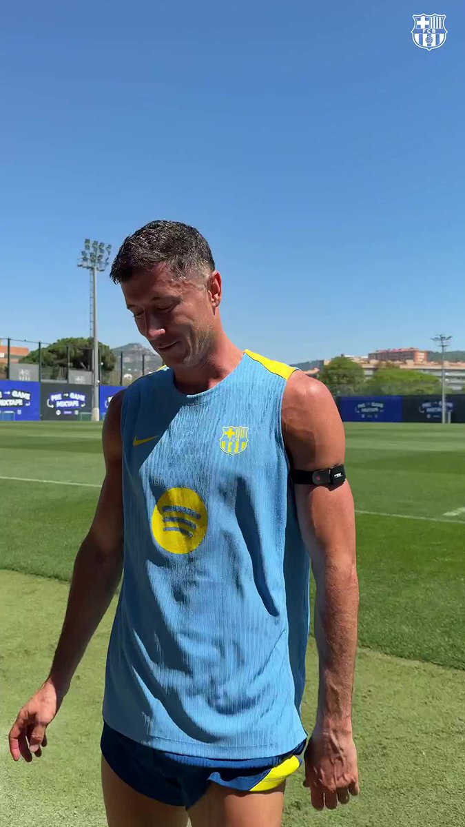 Final training session for Lewy 😢