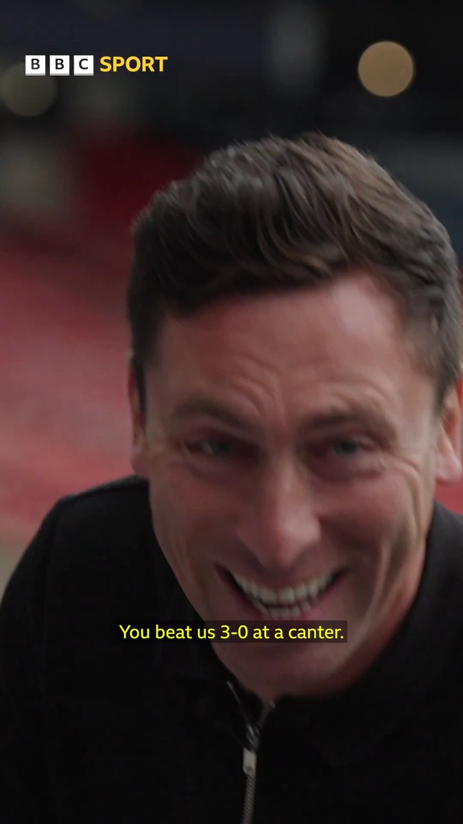'You played me in the first game. You beat us 3-0 at a canter!' 😂 Scott Brown asks Neil Lennon if he envisaged Dunfermline reaching Hampden when he first took the job 🏟️ Watch the full interview BBC One Scotland ahead of tomorrow's Scottish Cup final 🏆 #BBCFootball