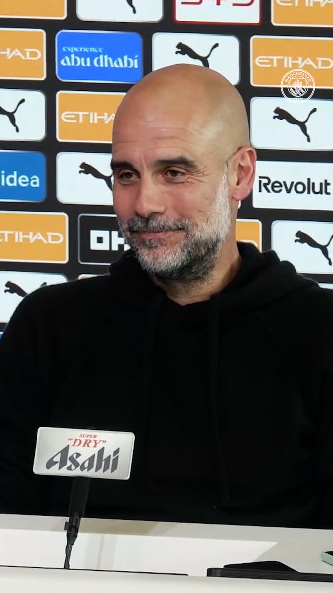 "I have no words. It's an honour." 💬 Pep reacts to the North Stand being renamed 'The Pep Guardiola Stand.' 🩵
