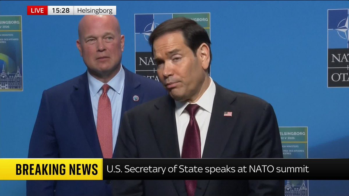 'We all would love to see an agreement with Iran in which the Strait is open and they abandon their nuclear weapons ambitions - but we also need a plan B.' The U.S. Sec of State continues saying: 'At that point, something has to be done about it'