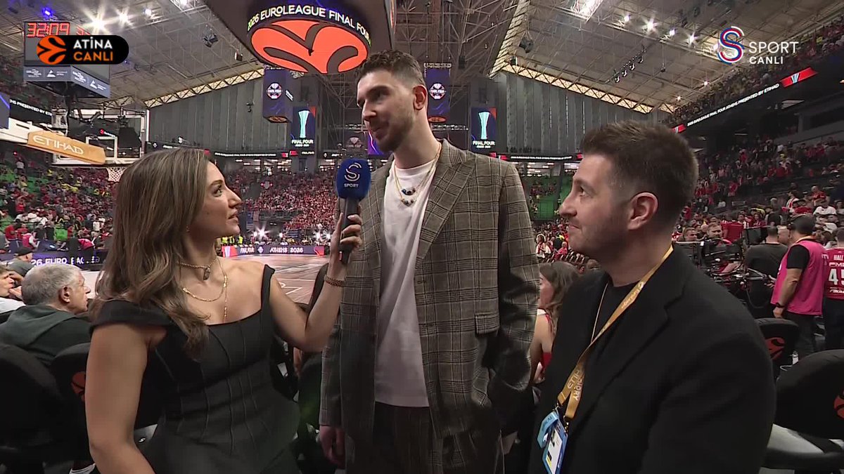 Alperen Şengün: "Fenerbahçe'yi desteklemeye geldim. Ergin Ataman'ın da Final-Four'da olmasını isterdim ama olmadı maalesef."