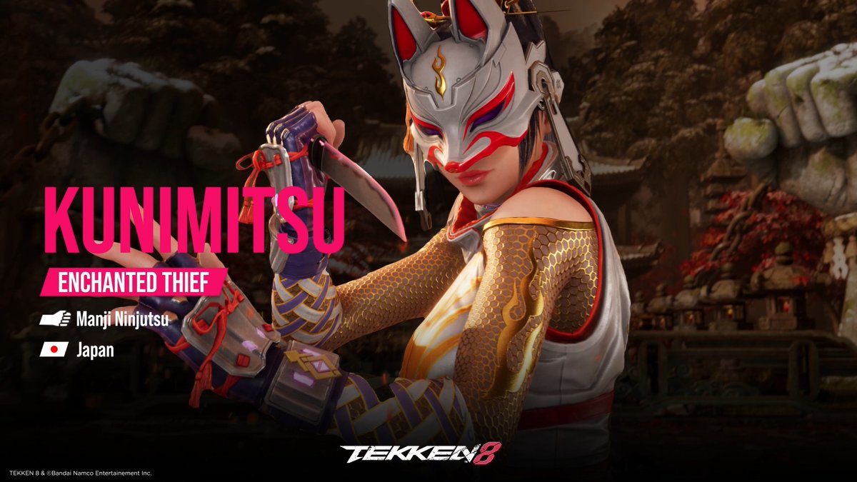 "It's time to get to work." Kunimitsu - Enchanted Thief #TEKKEN8