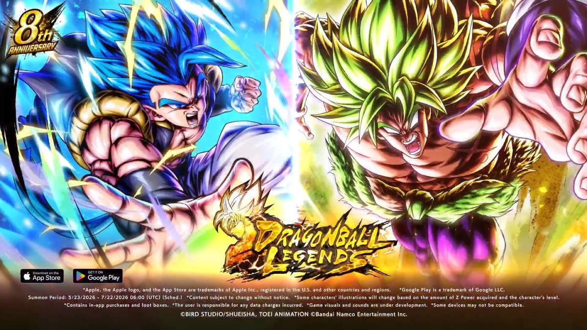 ◥◣New Character Info!◢◤ ULTRA "SSGSS Gogeta" and LEGEND "Broly: Fury" from "Episode: Sagas From the Movies" join the fight! Watch the archive of the program featuring a performance from Daichi Miura here! #UnpredictableDBL8th #DBLegends #DragonBall