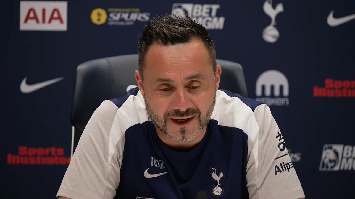 "If I understand there is any player who thinks of themselves before the club, I can't be the same Roberto" 💬 Roberto De Zerbi on the news that Tottenham Hotspur captain, Cristian Romero, may not be in attendance for their important Premier League game this Sunday.