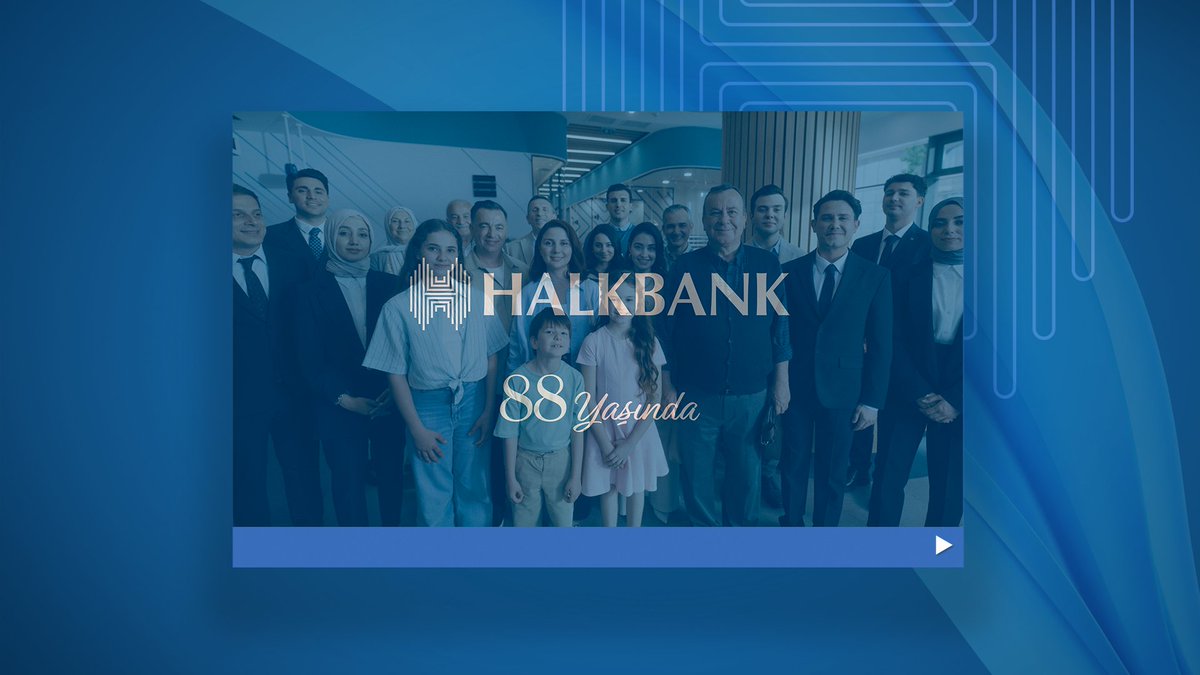 Başrolde Halkımız Var! Söz konusu gerçek hayatsa ve orada bir Halkbank varsa başrol halktır. 88 yıldır, “önce halk” diyerek tüm gücümüzle yanınızda olmanın gururunu yaşıyoruz. Halkbank 88 yaşında. Birlikte nice yıllara! 💙
