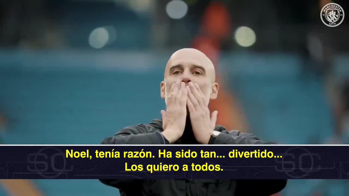SI SOS FANÁTICO DEL MANCHESTER CITY, TE VAS A EMOCIONAR... Así fue el mensaje de despida de Pep Guardiola para anunciar su salida del conjunto ciudadano. 🎥 Manchester City