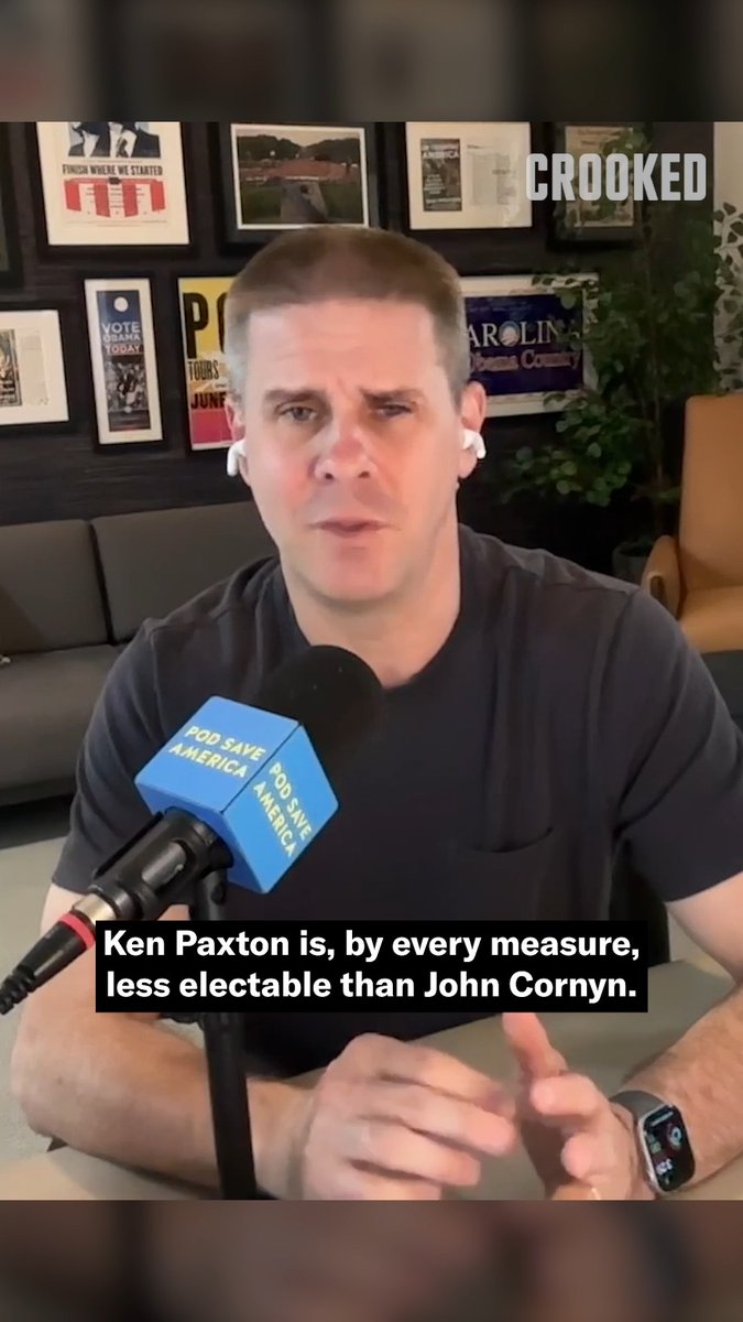 Is Trump making it easier for James Talarico to win in Texas? #podsaveamerica #crookedmedia #jamestalarico #kenpaxton