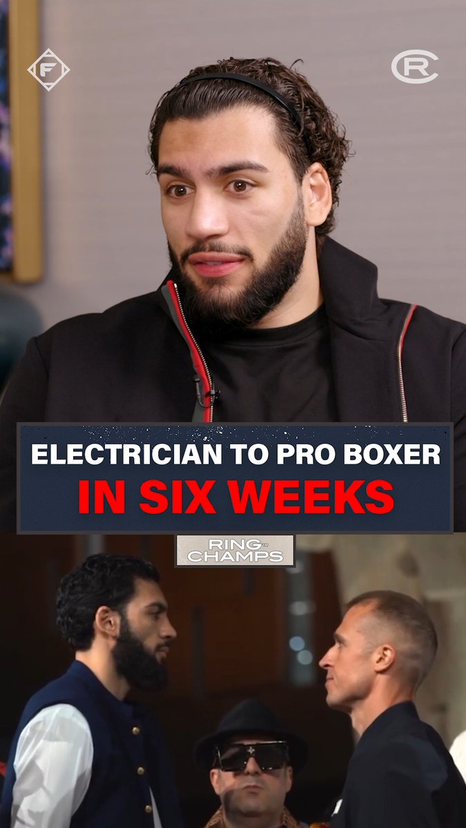 From rewiring sockets in Eden Hazard's apartment to fighting in front of the Pyramids of Giza 🤯 Hamzah Sheeraz has had quite the journey to arrive at this moment. Who ya got in #SheerazBegic & #UsykVerhoeven?