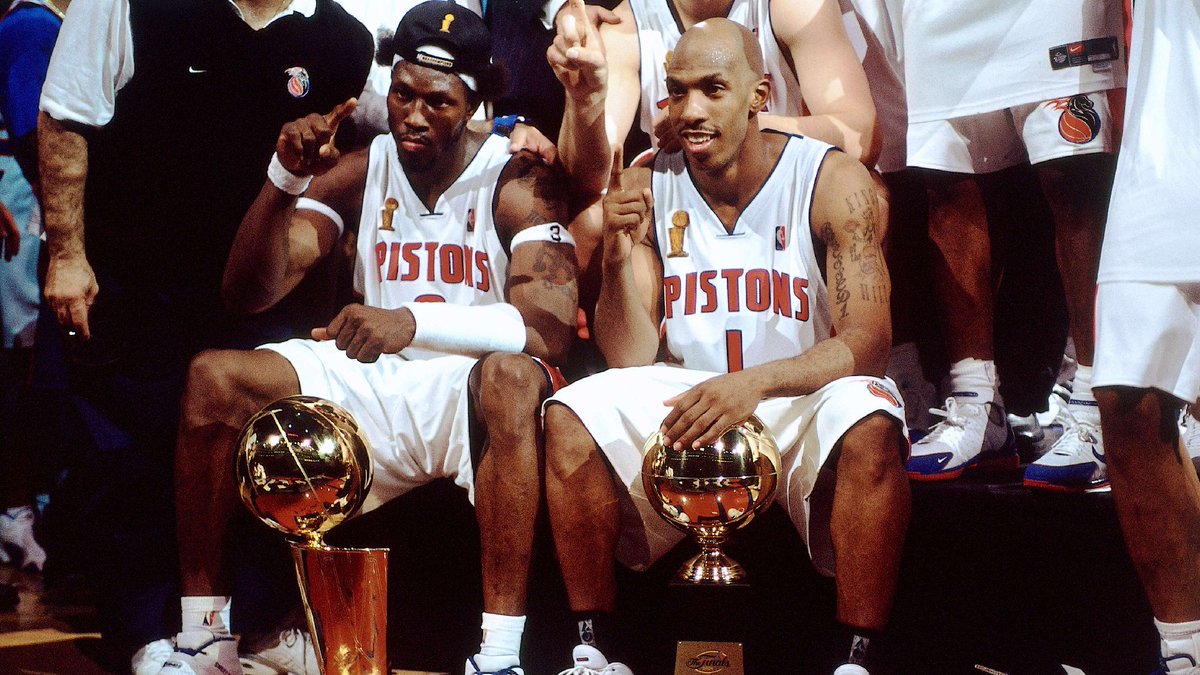 Before the 2004 Finals even tipped off, plenty of people had already written the Pistons off. Watch Ben Wallace explain how The Best Five Alive shocked the basketball world, captured the '04 title &amp; helped redefine the game forever. #DetroitBasketball