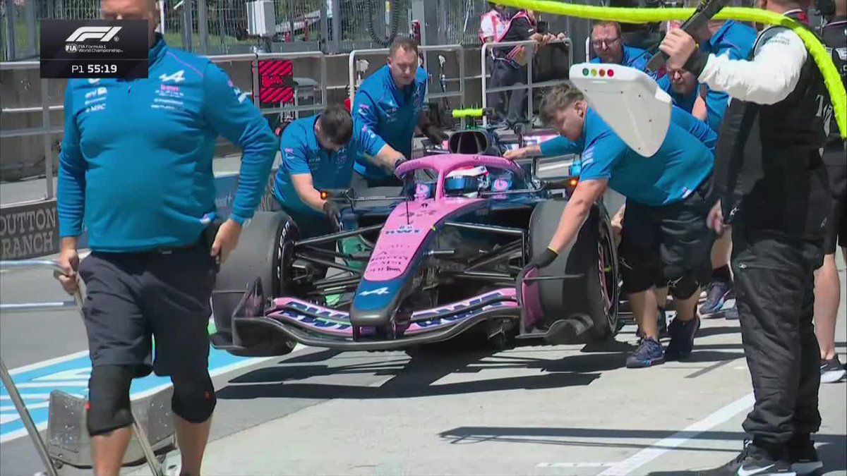 Alpine: no rompan el auto el auto de franco: perfecto, entonces me rompo yo solo
