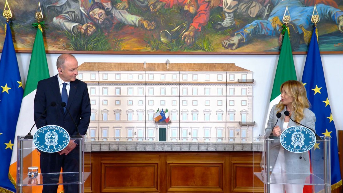 Dichiarazioni congiunte alla stampa con il Primo Ministro d'Irlanda, Micheál Martin