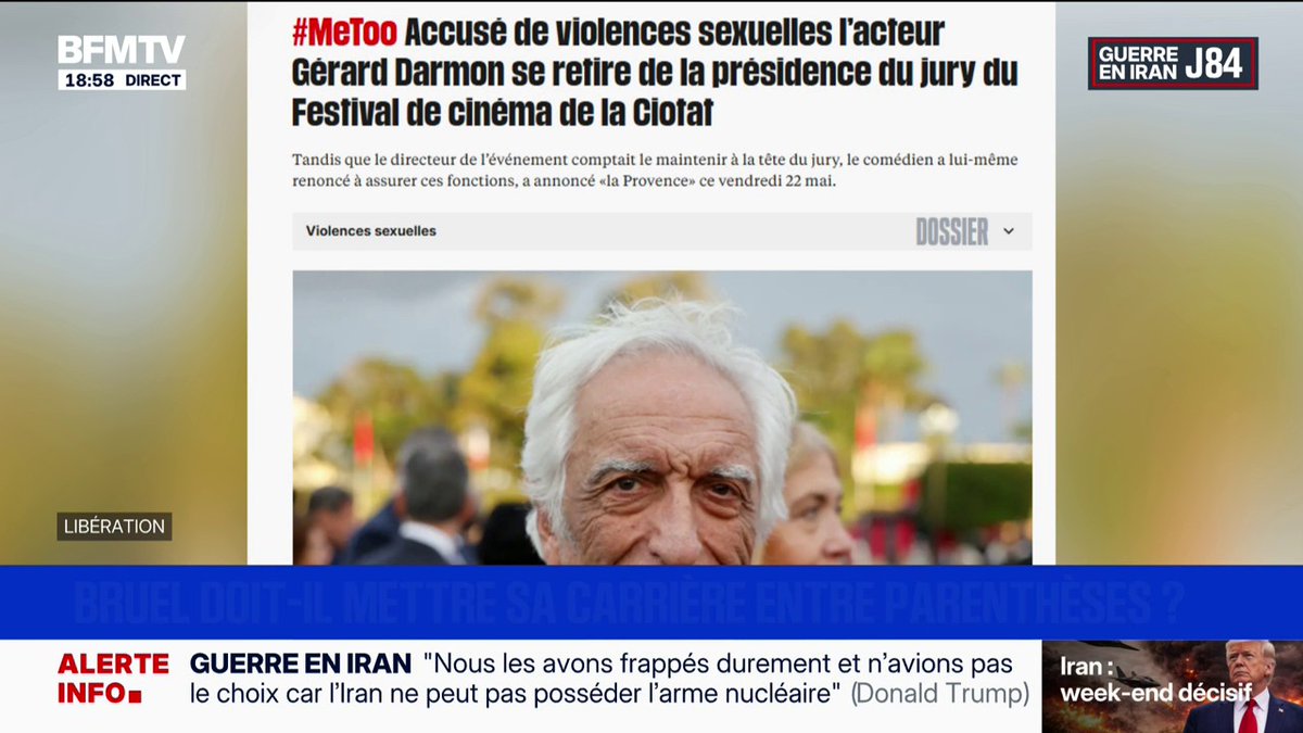 Accusé d'agressions sexuelles, l’acteur Gérard Darmon se retire de la présidence du jury du Festival de cinéma de La Ciotat