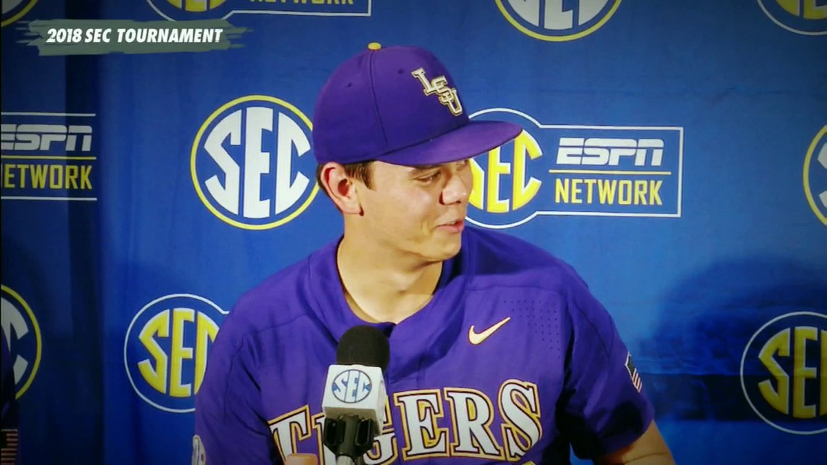 "I HIT BOMBS!" 💣 One of the all-time great moments in the SEC baseball tournament 😂