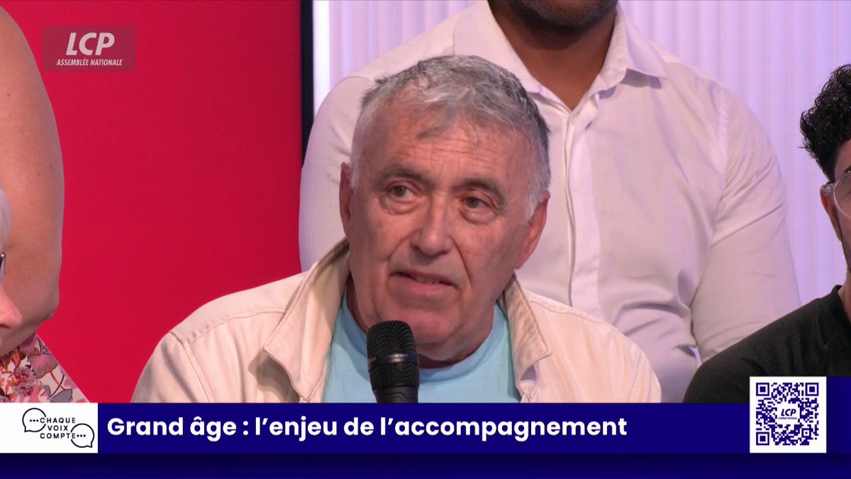 "Tout ce qui est fait pour la vieillesse doit se faire en concertation avec les vieux. Il y en a marre aujourd’hui de politiques publiques sans prendre leur avis" : le coup de gueule de Francis Carrier, 71 ans, fondateur de Télévioc. #ChaqueVoix