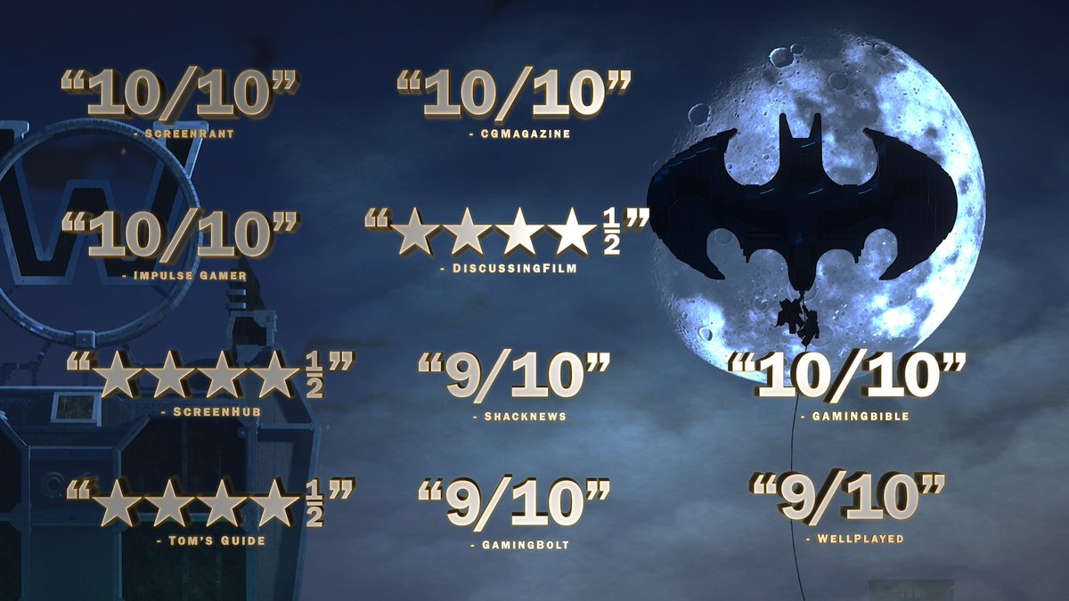 Word on the streets of Gotham City is #LEGOBatmanGame is a HIT! 🦇 #LEGOBatmanGame is available NOW: