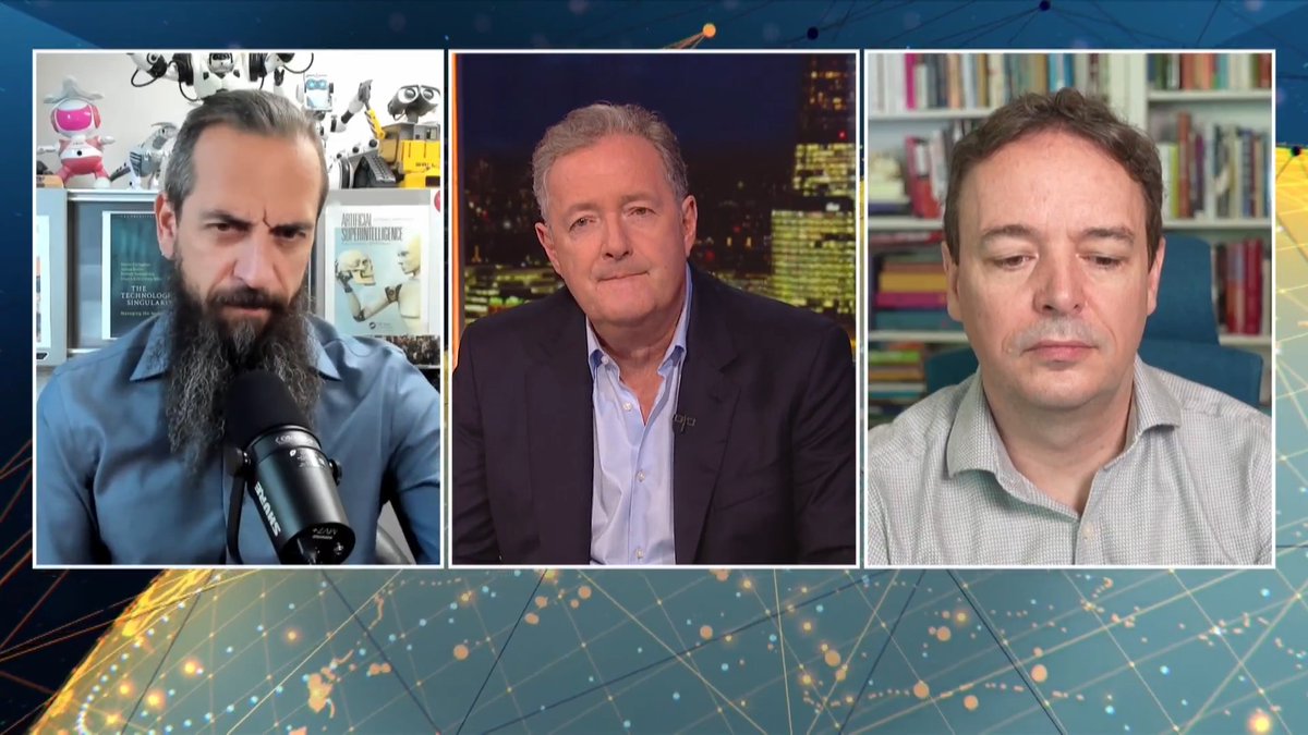 "I think it’s impossible to control something smarter than all of us combined..." AI researcher Dr Roman Yamploskiy discusses the risk of humans losing control of AI. Watch more👇 📺 Piers Morgan | Dr. Roman Yampolskiy
