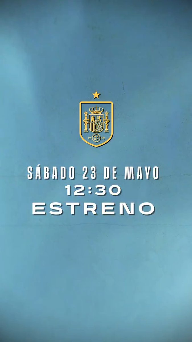 ⭐️ 𝗟𝗮 𝗲𝘀𝘁𝗿𝗲𝗹𝗹𝗮 𝗾𝘂𝗲 𝗻𝗼𝘀 𝘂𝗻𝗲. Este 23 de mayo, a las 12:30... ¡𝗘𝗦𝗧𝗥𝗘𝗡𝗢 𝗘𝗡 𝗡𝗨𝗘𝗦𝗧𝗥𝗢 𝗖𝗔𝗡𝗔𝗟 𝗗𝗘 YouTube! #VamosEspaña | #CopaMundialFIFA