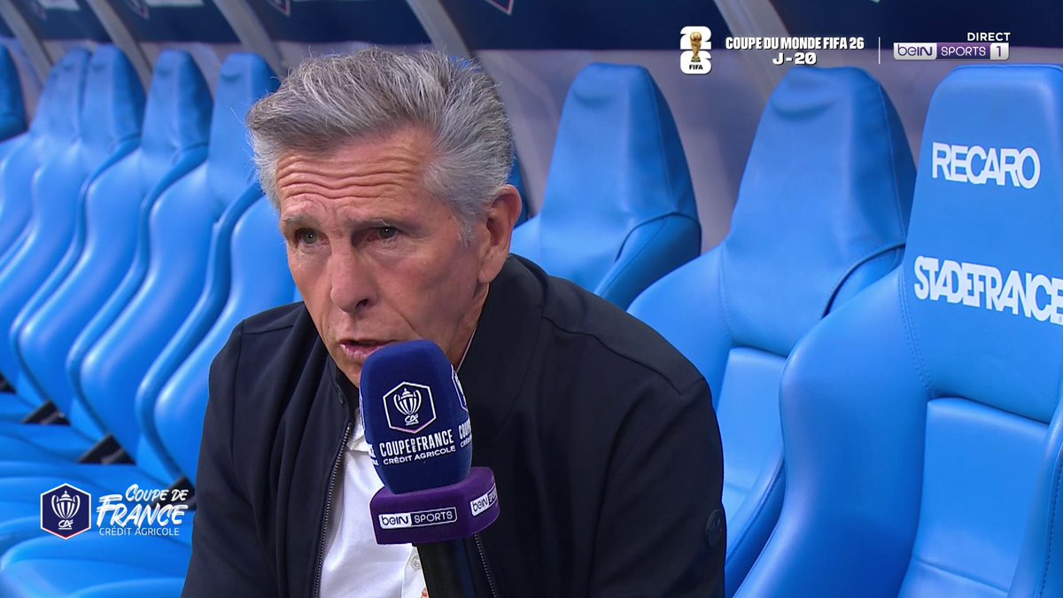 [📺LIVE] 🏆⚽️ #CoupedeFrance 🎙️Claude Puel : « Lens est vachement favori. » Suivez Racing Club de Lens – OGC Nice en direct sur beIN SPORTS 1. #RCLOGCN