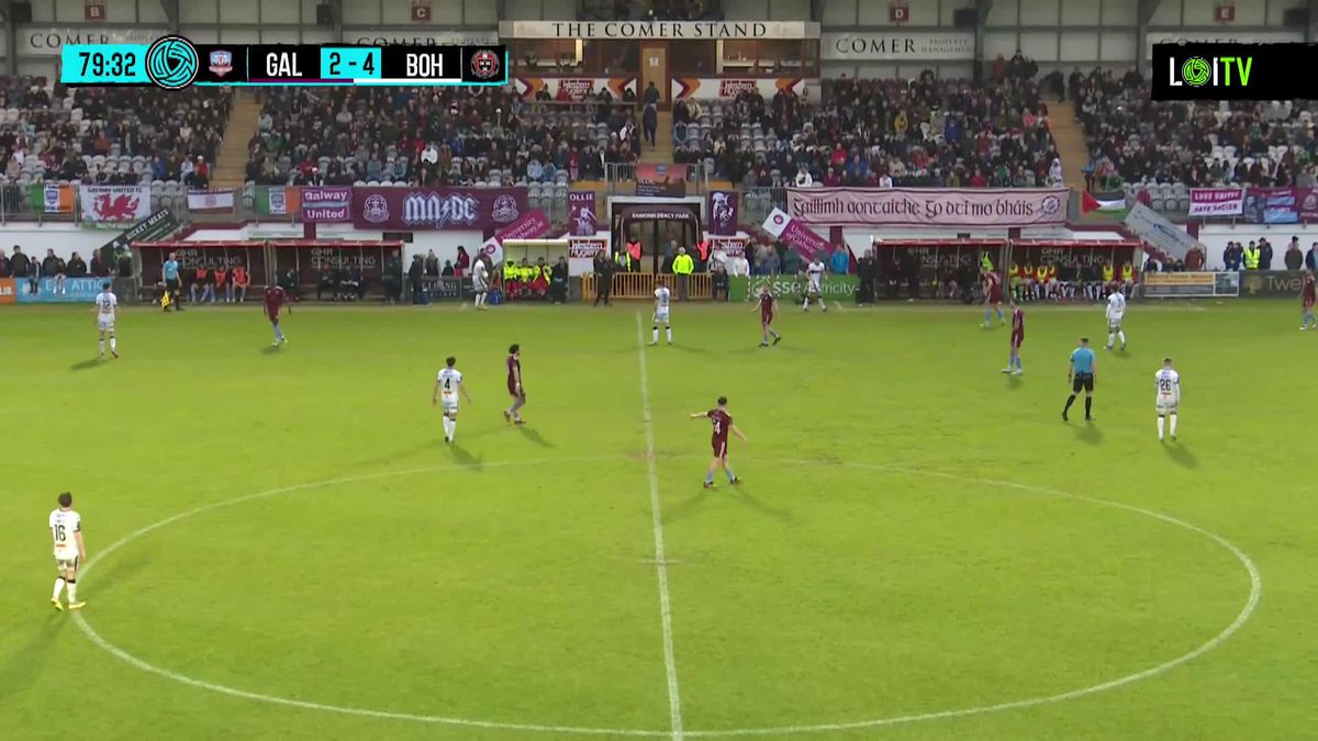 Ed McCarthy oh my word 😮 A sensational effort to get Galway United back into the game!