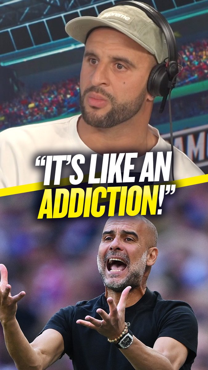 "It's like an addiction to him." "He demands the best out of you daily." Kyle Walker explains in detail why Pep Guardiola's 'addiction' to football is behind his greatness