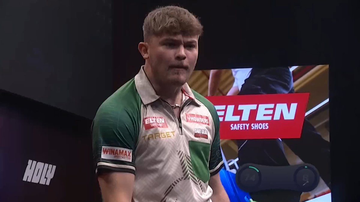 DEBUT DELIGHT FOR MANBY! Charlie Manby prevails on his European Tour debut! The 20-year-old topples German star Niko Springer 6-3 to advance to a clash against Ryan Searle in Riesa! 📺 #ET7 | R1