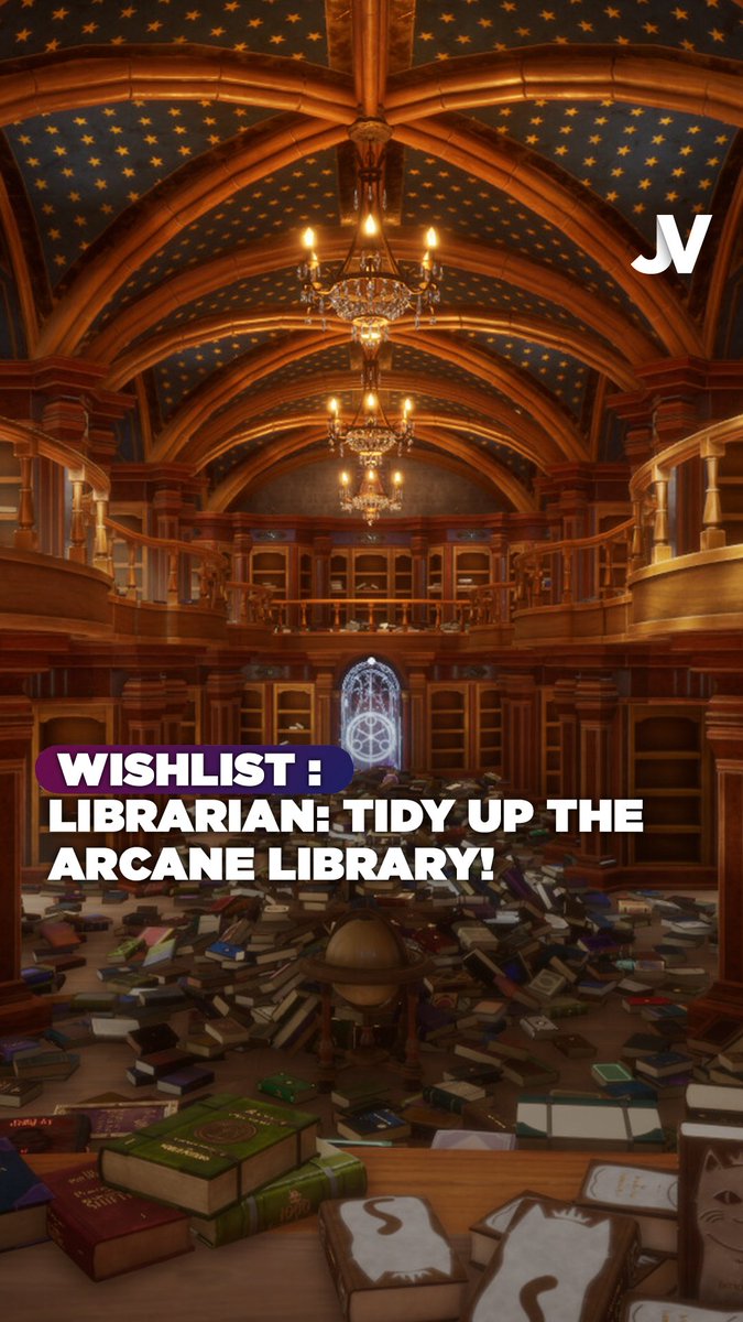 Imagine ! T'es enfin accepté à Poudlard, mais le truc, c'est que tu ne peux apprendre des sorts qu'en rangeant des livres. Et il y a beaucoup de livres... Ça s'appelle Librarian: Tidy Up the Arcane Library!, et c'est dispo depuis le 30 avril sur PC.
