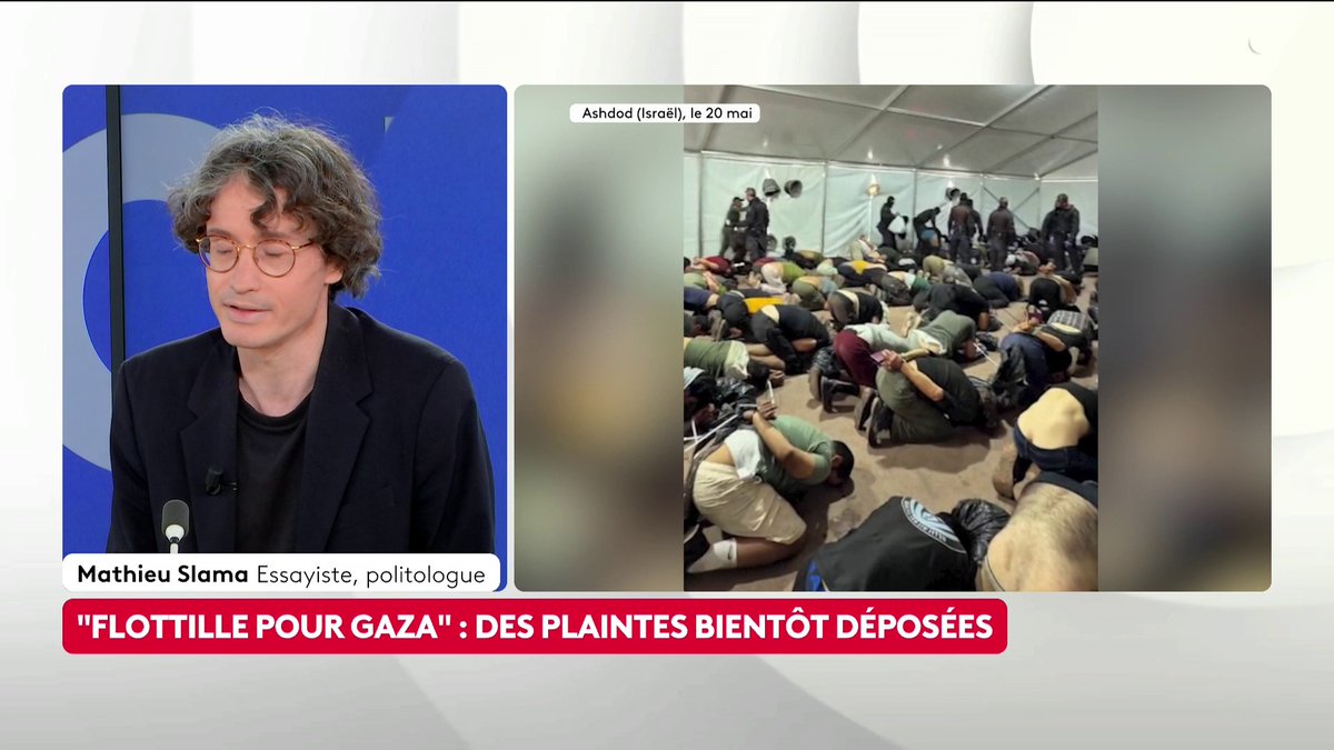 🔴🎙️ Flottille de Gaza : "Ces images sont absolument révoltantes et glaçent le sang. (...) Il faut aller plus loin et envisager des sanctions contre Israël", indique Mathieu Slama, politologue et essayiste. #LePourEtLeContre #canal16