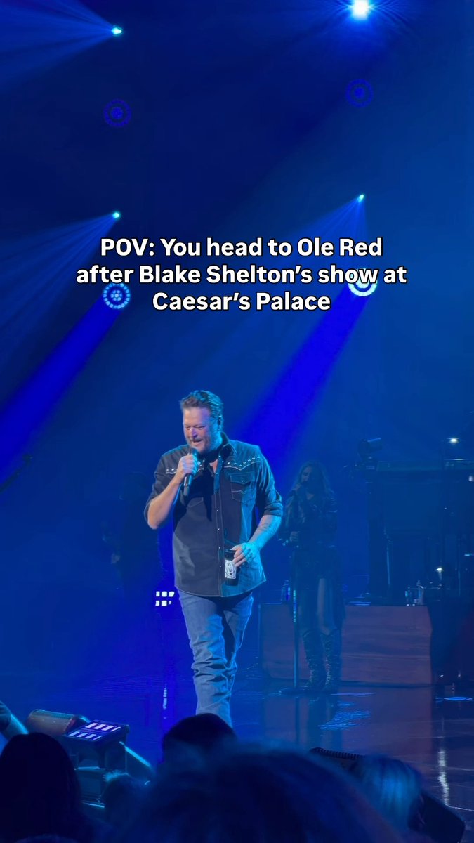 All about (last) night! Who's ready for Blake Shelton's last show at Caesar's Palace 👀 Keep the party goin at Ole Red Las Vegas with us 😌