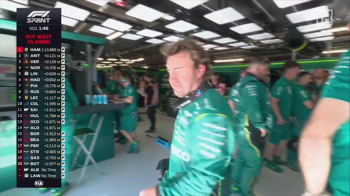 ¿De dónde te has sacado esas dos vueltas, GENIO? 🪄 Alonso ha ido al límite, hasta el final, y ha conseguido meter al Aston Martin en la SQ2. Saldrá 16º en la sprint #CanadaDAZNF1 🇨🇦